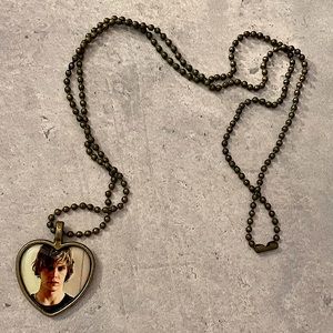 Evan Peters American Horror Story Heart Necklace